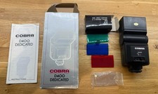 Cobra D400 Dedicated Flash For Olympus 35mm SLR Boxed + Filters + Leaflet Minty