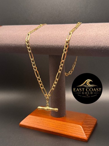 9ct gold figaro - gold, with