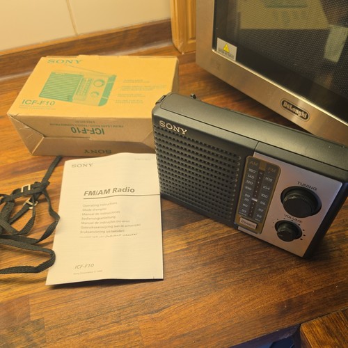 Sony icf f10 band am - sony, am/fm