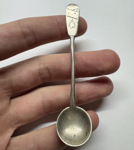 Russian silver spoon - silver, 84