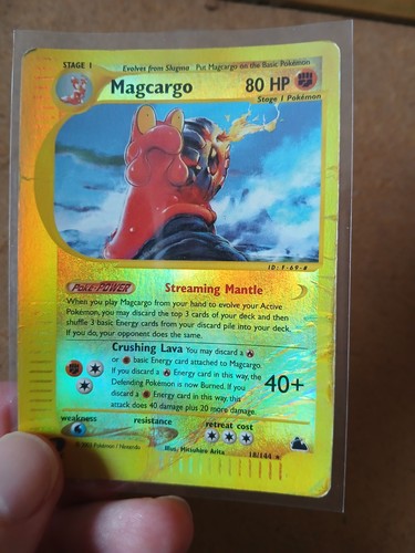Skyridge magcargo holo shiny - holo,