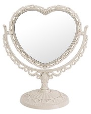 7 Inch Vintage Heart Mirror -