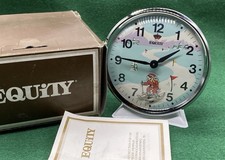 Vintage 2 Pcs  Alarm Clock, Mechanical, White Color, Old Stock Brand New