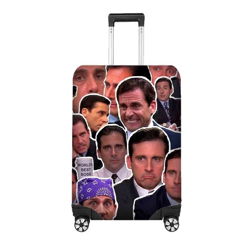 Michael scott collage suitcase - scott,
