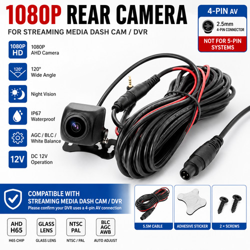 1080p 4pin rear view - rear,