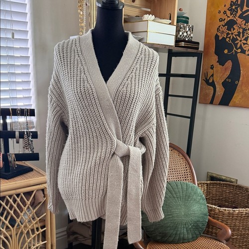 Zara gray chunky - zara, knit