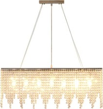 Rectangular WATERFALL-like Crystal Chandelier Light Ceiling Light Fixture 98Pcs