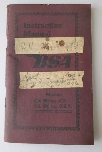 Bsa operator instruction c11 - operator,
