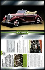 Mercedes-Benz 170 S Cabio - 1949 - Cabriolets - Atlas Dream Cars Fact File Card