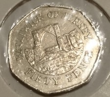 Jersey circulated 50p coin