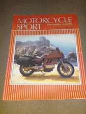 MOTORCYCLE SPORT - Nov 1984 -