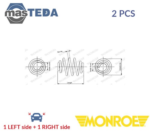 Sn2277 coil spring pair - sn2277,