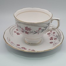 Mayfair England Pink Flower Tea Cup & Saucer.
