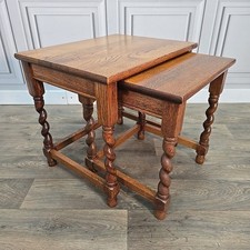 Antique Nest of Tables – Oak