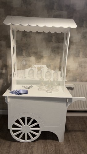 Sweet cart for hire stocked - stocked, or
