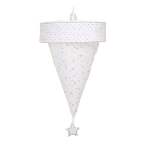 Silver cloud uplighter stars - silver,