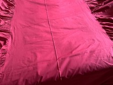 Jonelle, John Lewis original own brand Single Bed Fitted Sheet Valence Burgundy