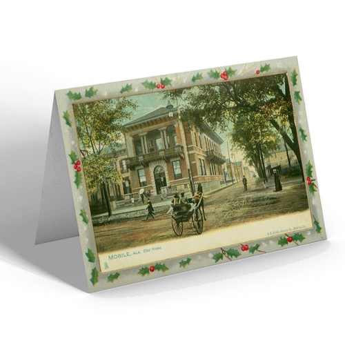 Christmas card vintage - card,