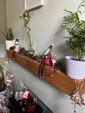 Oak Mantel Shelf Fireplace