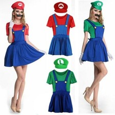 Adult Women Super Mario and