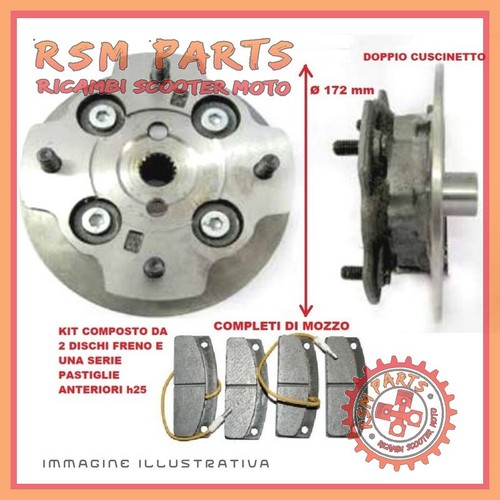 Kit brake discs front 172 - kit,