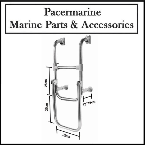 Boat step folding stainless - 3,