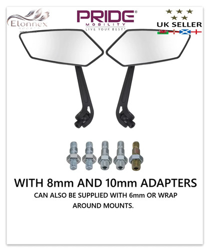 Pride mobility scooter mirrors - mobility,
