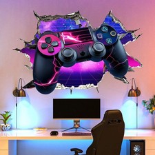 3D Game Controller Wall Decal