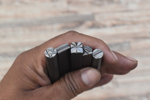 5pcs handmade silversmith - silversmith, iron
