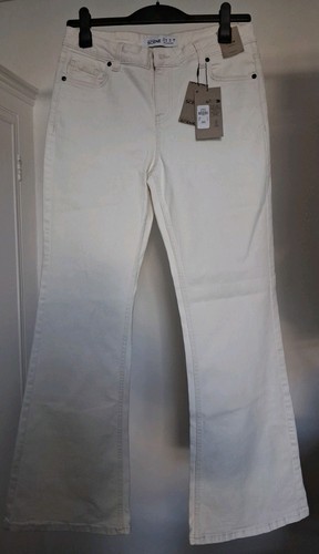 White flared jeans women - flared,