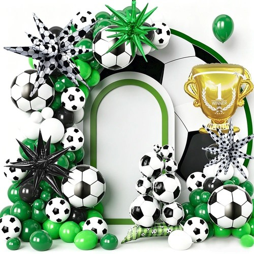 Football balloon arch - football,