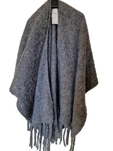 Grey shawl scarf - m&s, with