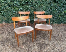 VINTAGE 1960'S G PLAN BRASILIA TEAK DINING CHAIRS X 4