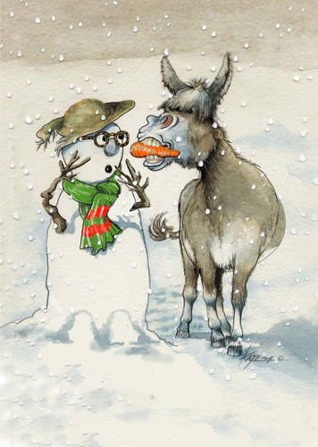 Christmas card pack 6 - christmas,