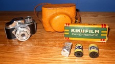 Vintage HIT Miniature Camera with Case & Film