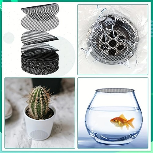 Pot hole mesh pad bonsai - hole,