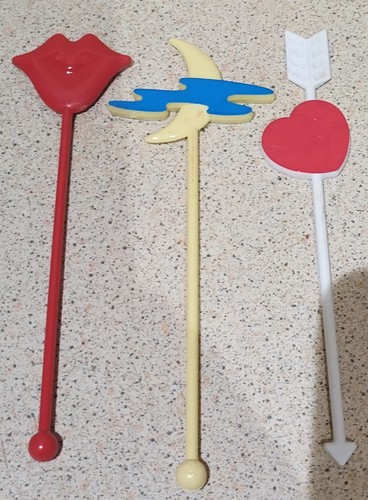 Vintage set plastic - of, 3