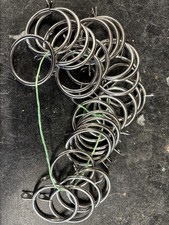 30 x Dunelm chrome curtain