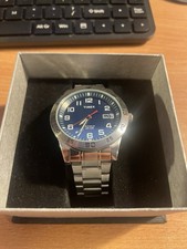 Timex Indiglo Men's Vintage Watch CR 2016 Cell Bracelet with Date Feature