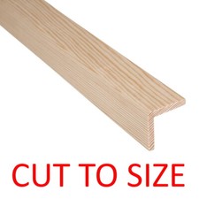 Angle pine corner trim