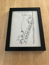 Framed Quentin Blake Illustration from First Folio Edition of Animal Farm 16/22