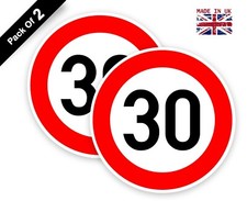 Traffic Sign 30 MPH. Speed