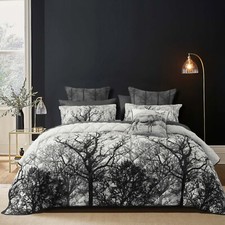 Bianca Boscage Black Coverlet