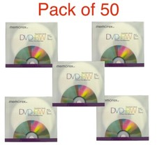 50 x Memorex Blank DVD-RW
