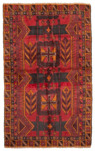Vintage hand knotted area rug - vintage,