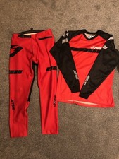 Jitsie L3 Triztan Trials Pants Trousers And Jersey Red / Black Medium M 