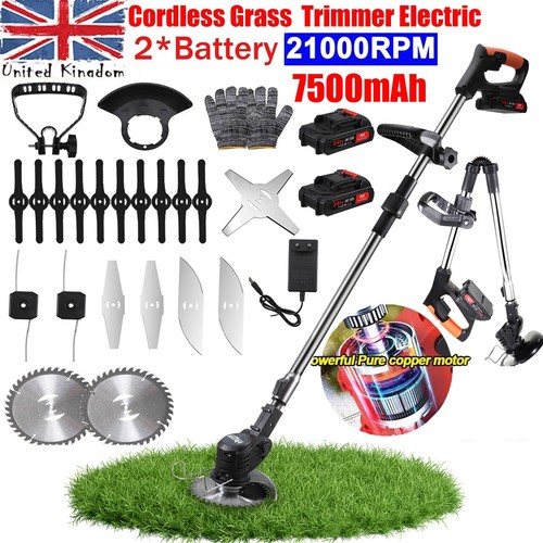 24v foldable cordless strimmer - foldable,
