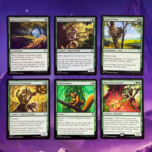 Mtg lot squirrel bundle set - squirrel,