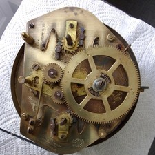 Antique/Vintage Seth Thomas Clock Co  Key Wind Clock Workings. See Description.