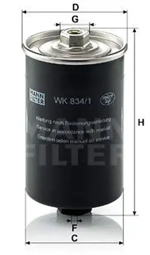 Fuel filter line - filter, wk